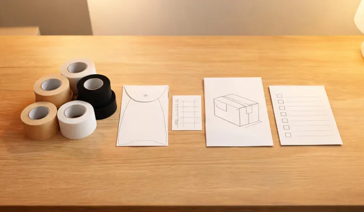 Buyer specification and kinesiology tape packaging brief ready for sourcing coordination